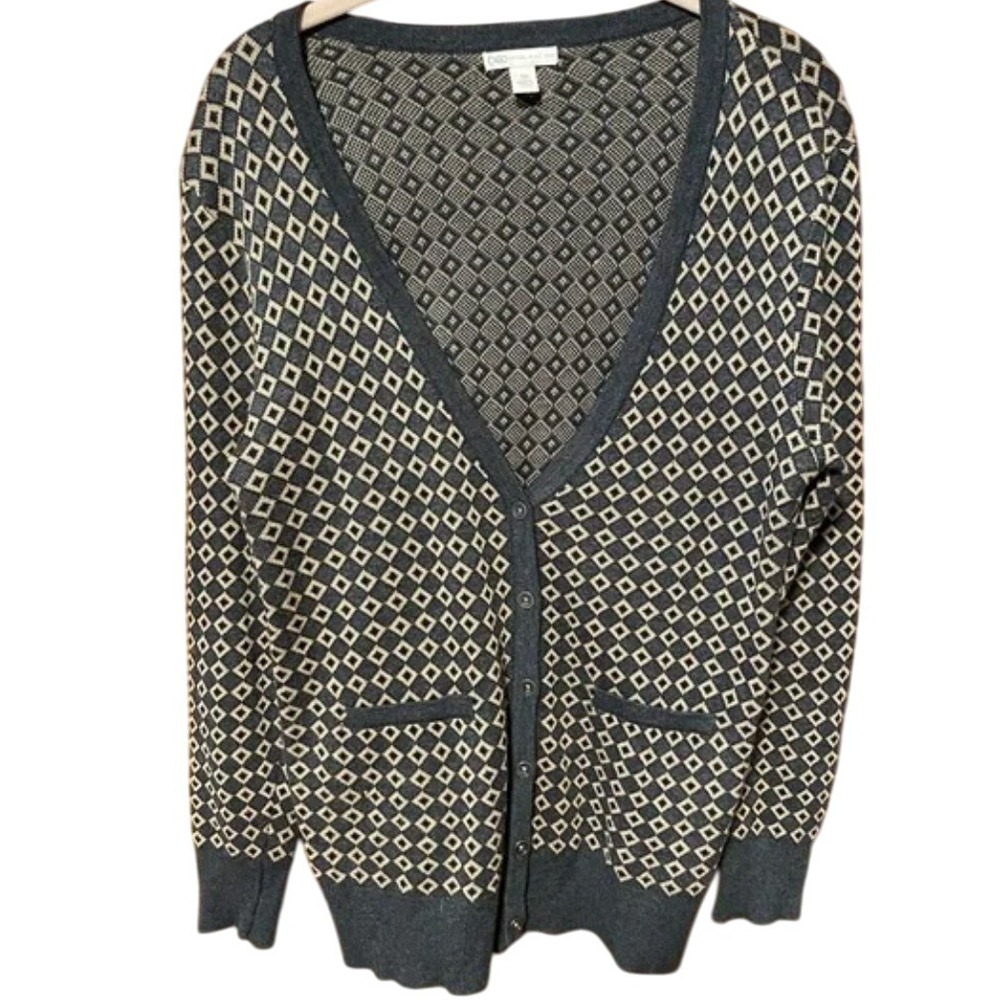 Cato Women's Academia Preppy V Neck‎ Cardigan Small